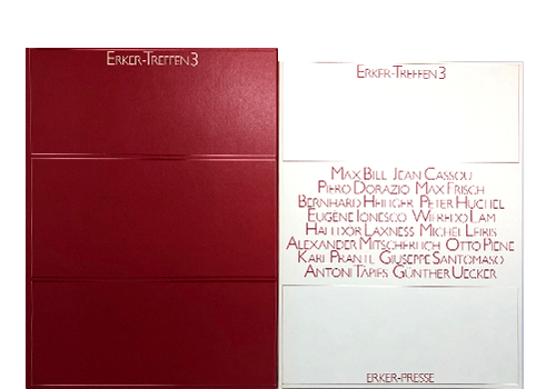 Erker-Verlag; Bill; Dorazio; Heiliger; Lam; Piene; Prantl; Santomaso; Tàpies; Uecker; Erker-Treffen 3 (1979)